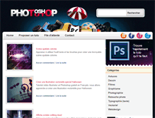 Tablet Screenshot of photoshoptuto.com